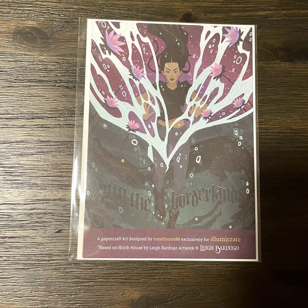 Illumicrate Ninth House Leigh Bardugo Rosiethorns88 Paper Kit Into Borderlands